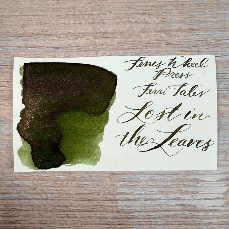 Ferris Wheel Press Bestiary Series – Lost in the Leaves – 20ml bottled Ink (Special Edition) (Doorbuster)