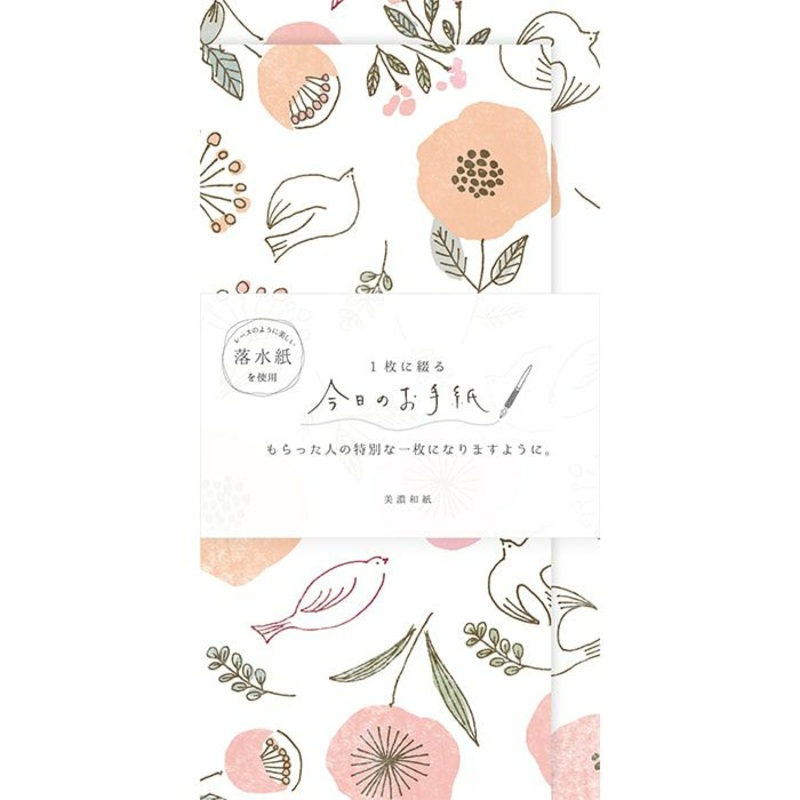 Furukawashiko Today’s Letter – Birds and Flowers