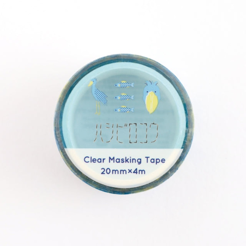 Green Flash Animal Department Store Gold Foil Clear Masking Tape – Shoebill