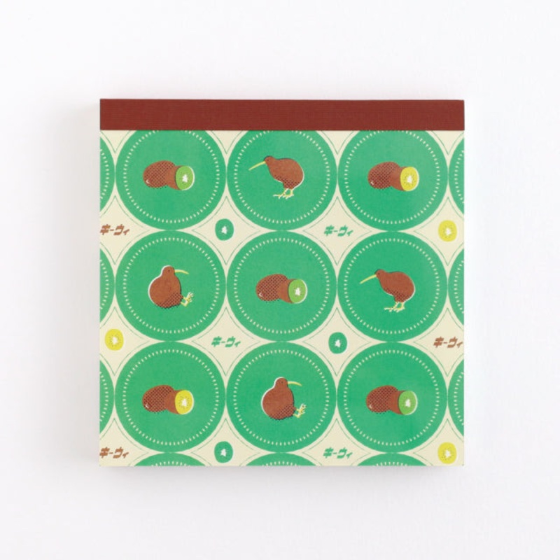 Green Flash Animal Department Store Memo Pad – Kiwi