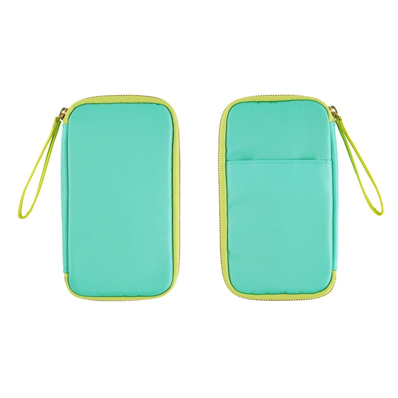 Hobonichi Small Drawer Pouch – Aqua Lime
