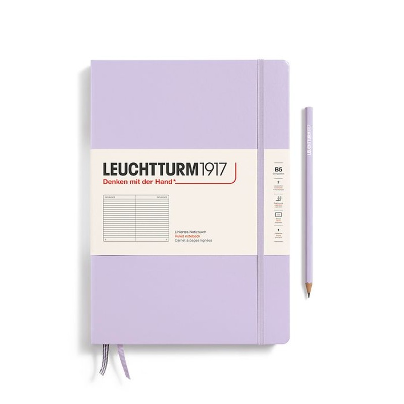 Leuchtturm B5 Composition Hardcover Notebook – Ruled
