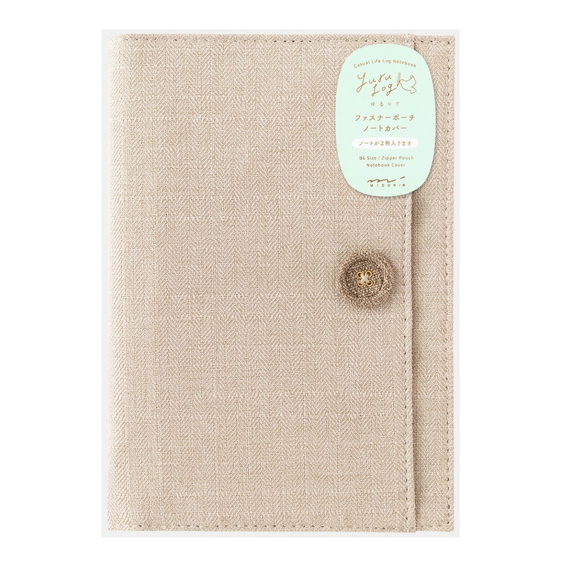 Midori Yuru Log Notebook B6 Cover – Cloth