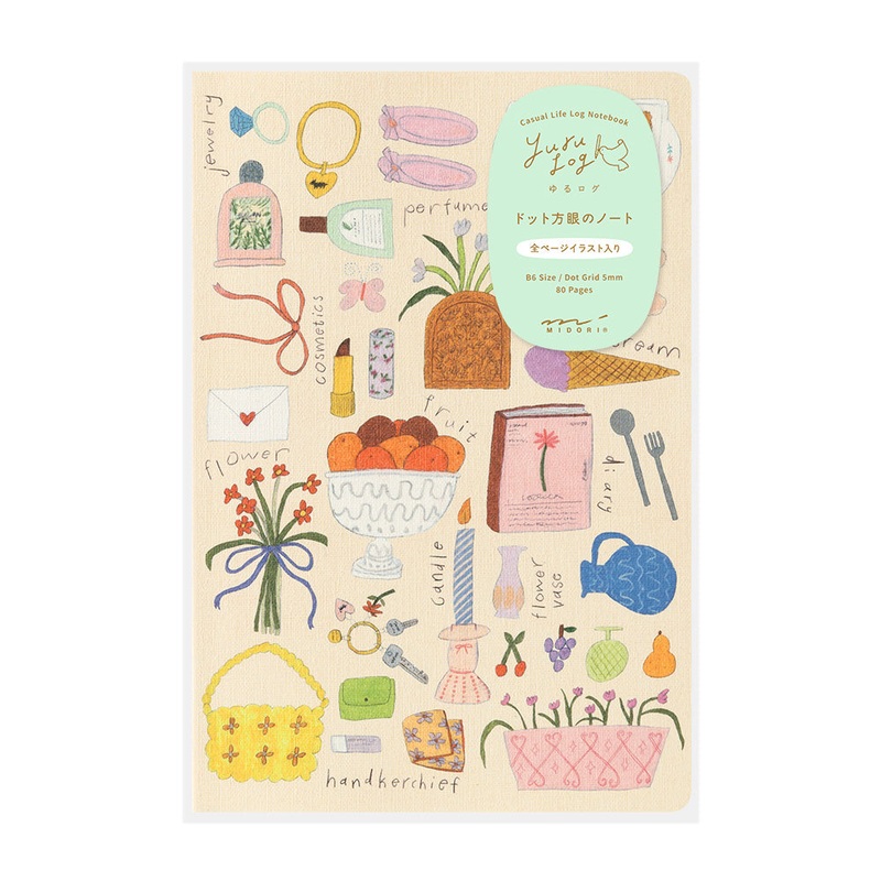 Midori Yuru Log Notebook B6 – My Life