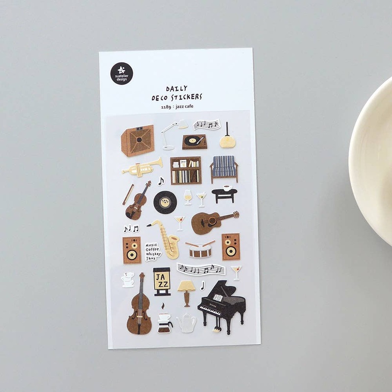 Suatelier Design Stickers – Jazz cafe (1189)