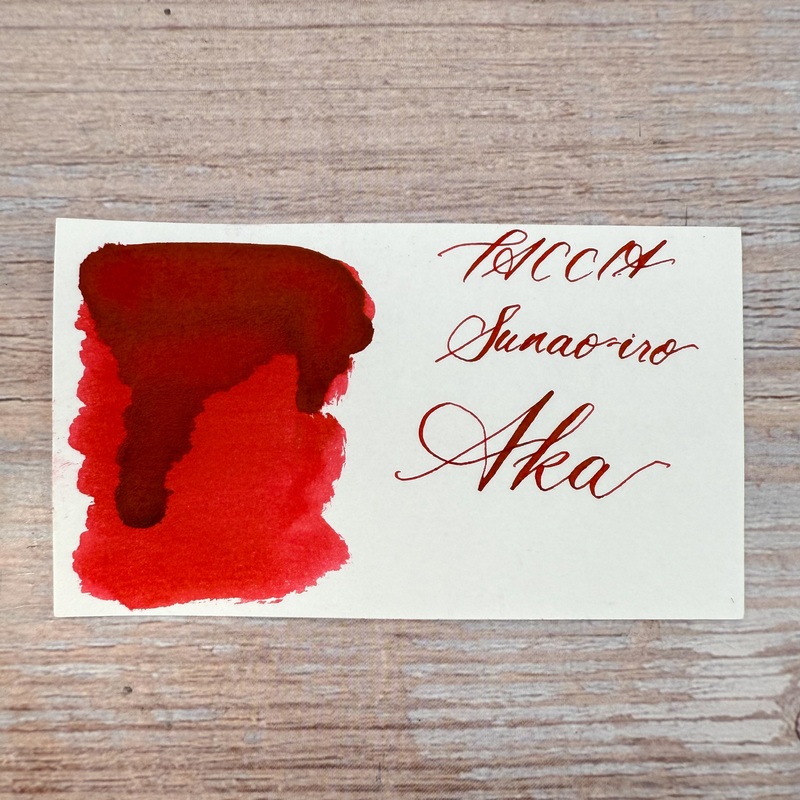 Taccia Sunao-Iro 40ml Bottled Ink – Aka
