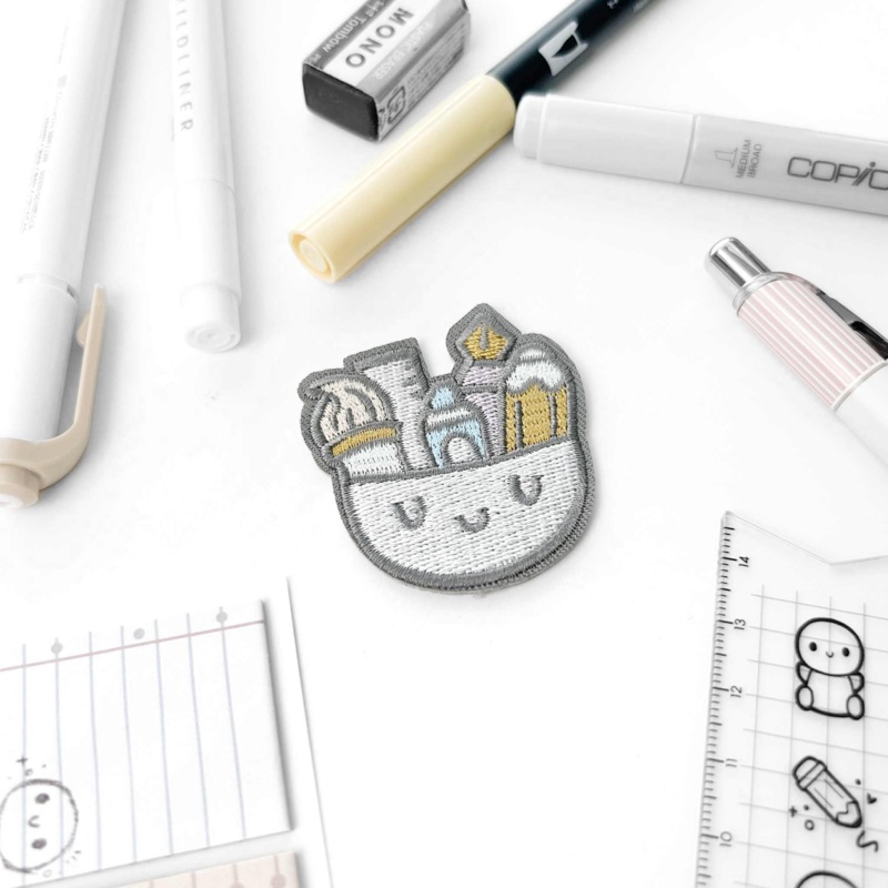 TheCoffeeMonsterzCO A Creative Mind – Iron On Patch