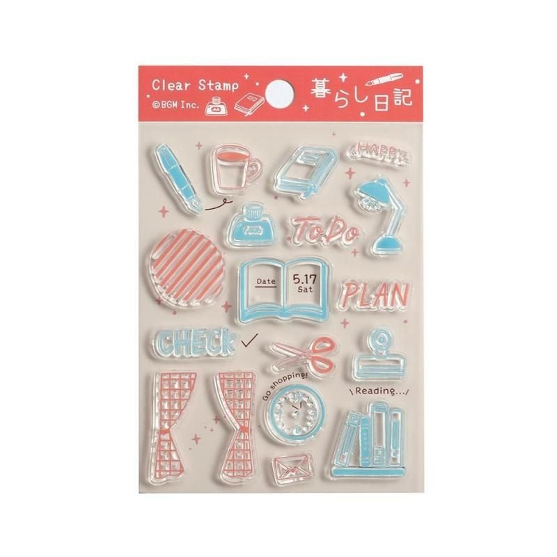 BGM Clear Stamp – Daily Life/Journal
