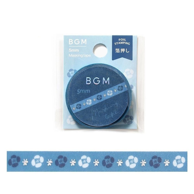 BGM Washi Tape – Night-blooming Flower