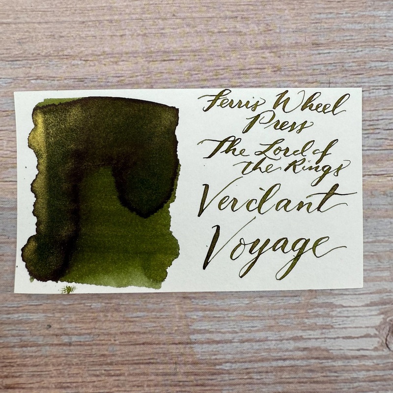 Ferris Wheel Press x Lord of The Rings – Verdant Voyage Bottled Ink (Special Edition)