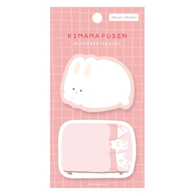 Furukawashiko Kimama Sticky Notes – Lazy Rabbit