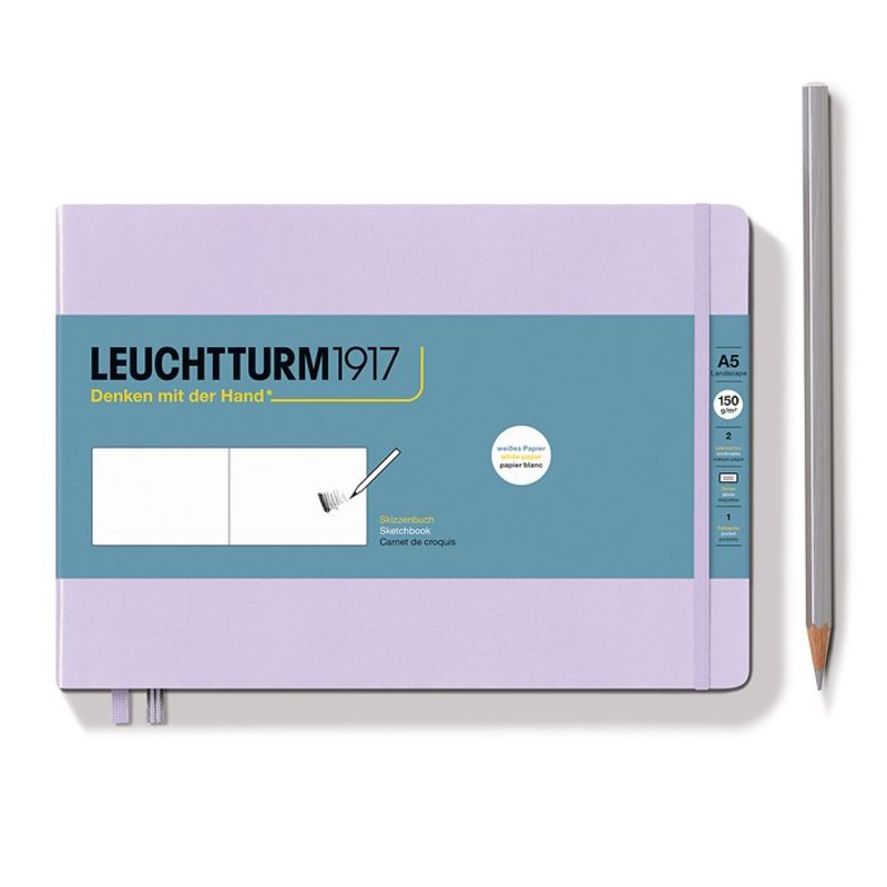 Leuchtturm A5 Medium Landscape Hardcover Sketchbook