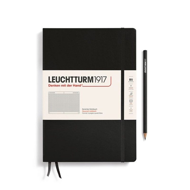 Leuchtturm B5 Composition Hardcover Notebook – Squared