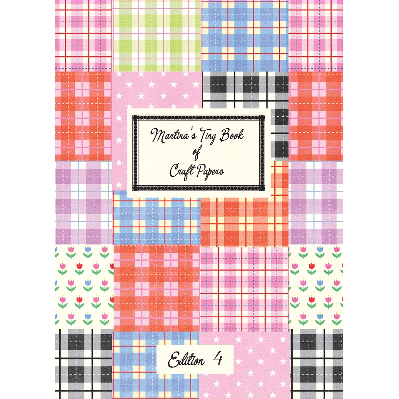 Martinas Tiny Book of Scrapbooking Papers (Edition 4: Plaid & Stars!)