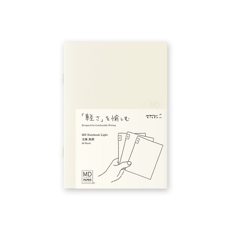 Midori MD Notebook Light – A6 – Blank (3 PCS)