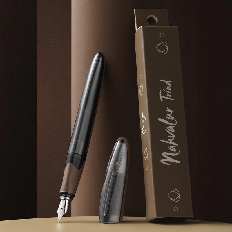 Nahvalur Triad Fountain Pen – Chocolate