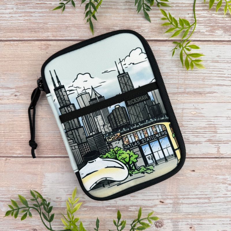 Rickshaw Bagworks Fillmore 6-Pen Case – Chicago Views (Atlas Exclusive)