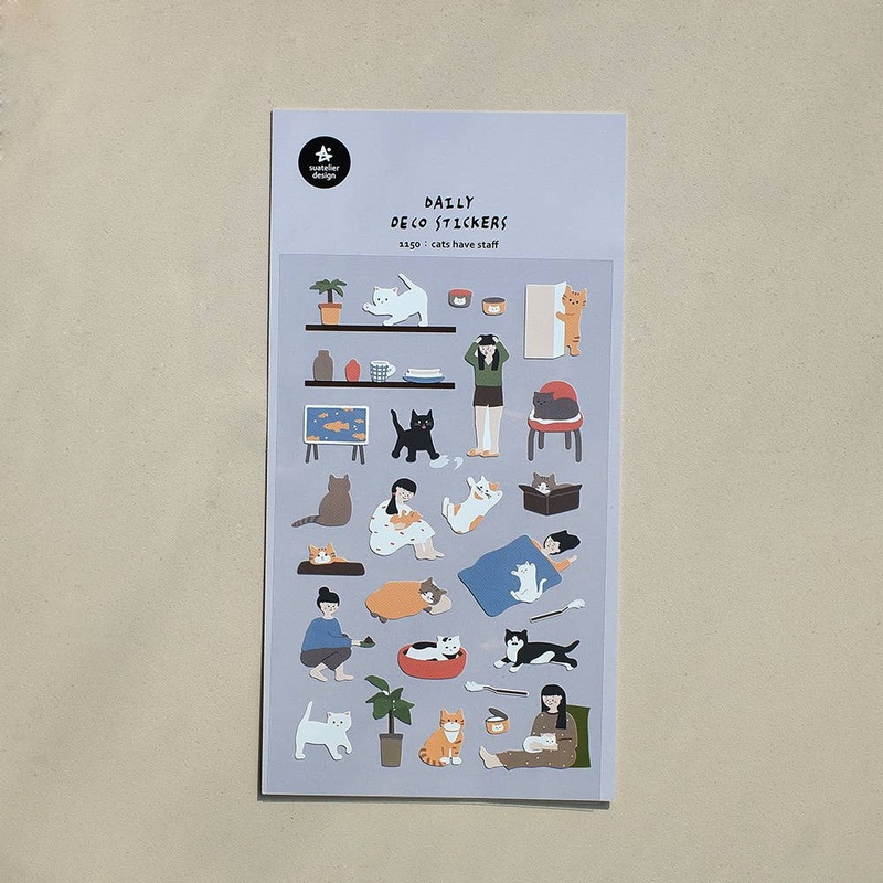 Suatelier Design Stickers – Cats Have Staff