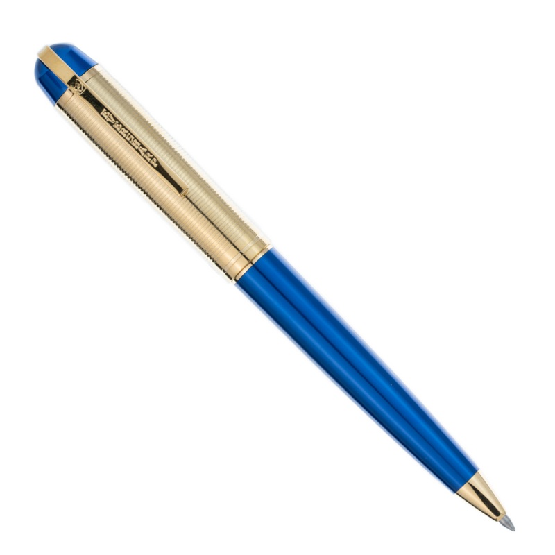 Wahl Eversharp Skyline Ballpoint Pen – Blue w/Gold Trim