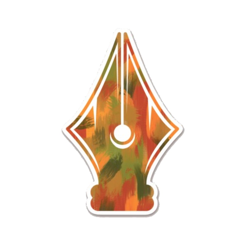 Atlas Stationers Sticker – Fall Camouflage Nib