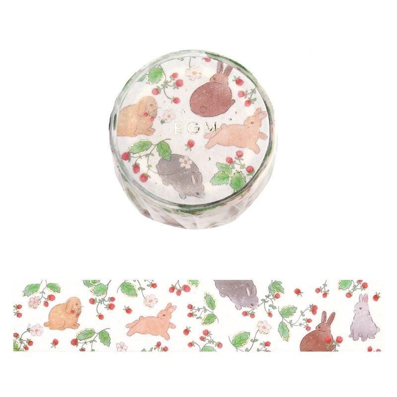 BGM Washi Tape – Rabbit Country – Forest