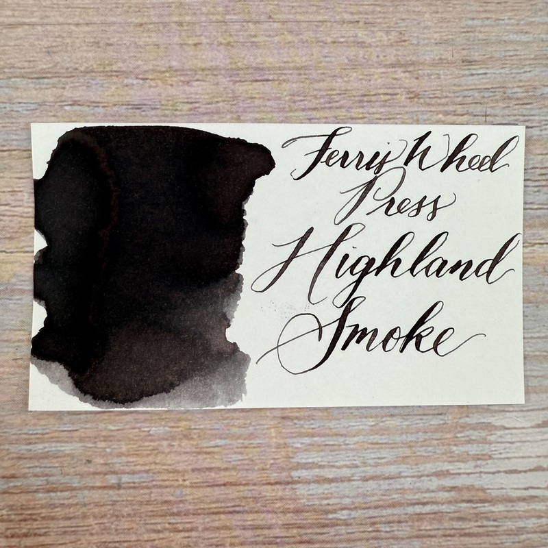 Ferris Wheel Press – Highland Smoke – 38ml Bottled Ink (Special Edition)