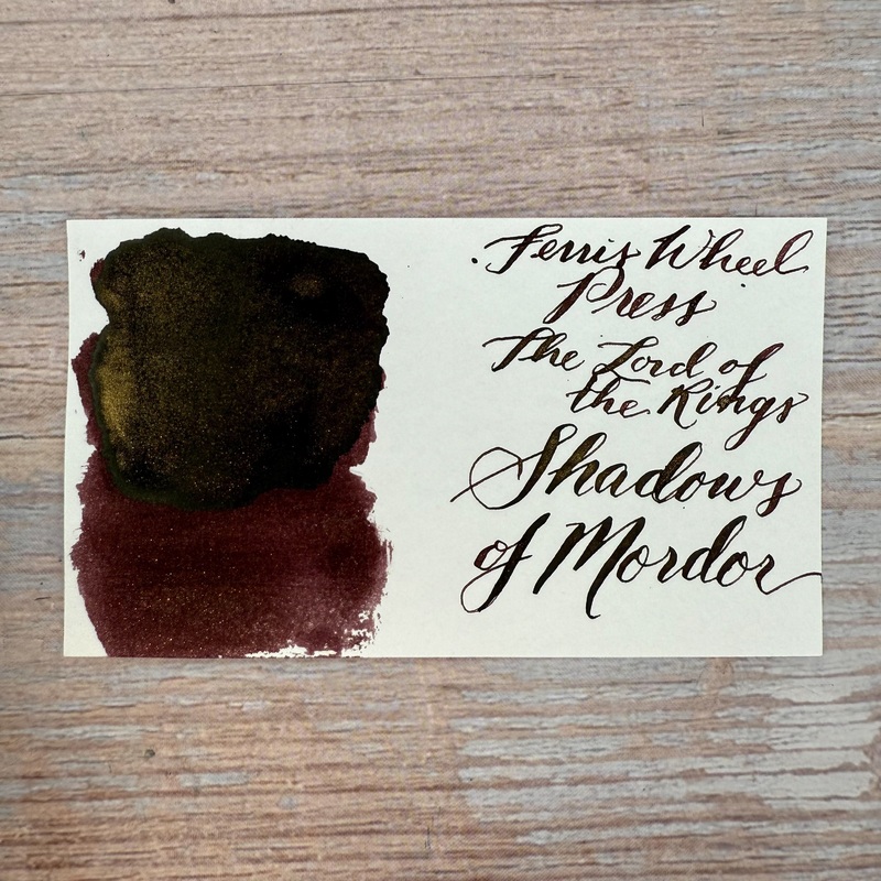 Ferris Wheel Press x Lord of The Rings – Shadows of Mordor Bottled Ink (Special Edition)