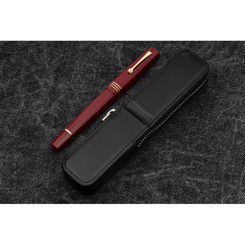 Galen Leather Zippered Magnum Opus Single Hard Case