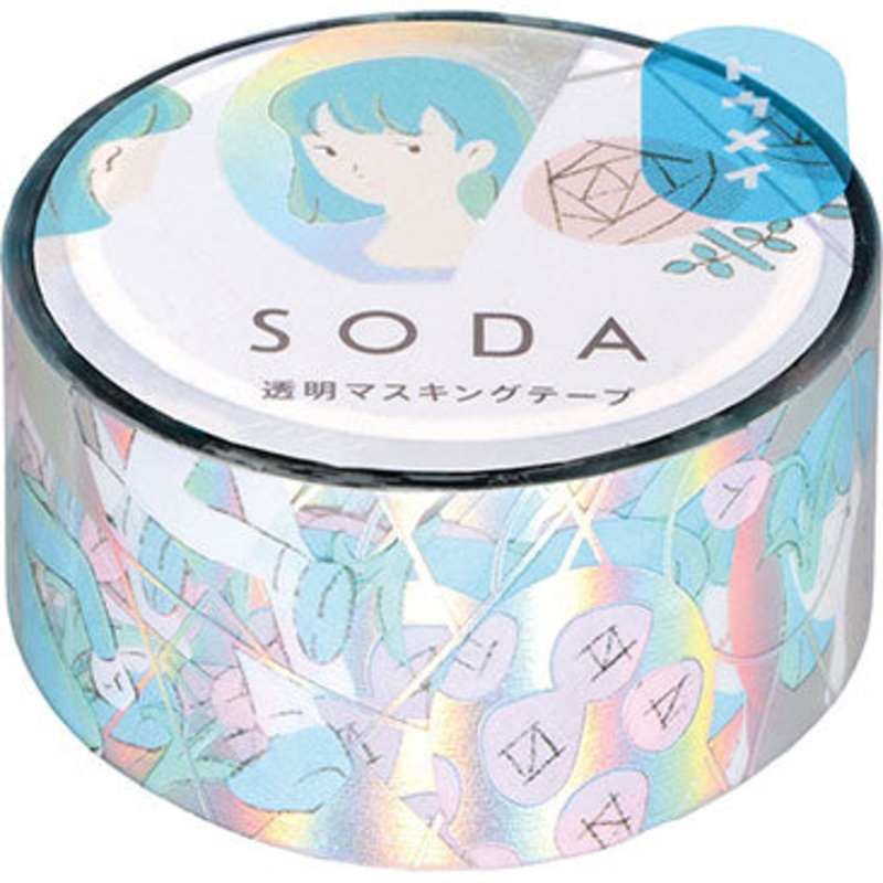 King Jim SODA Transparent Masking Tape – Mirror