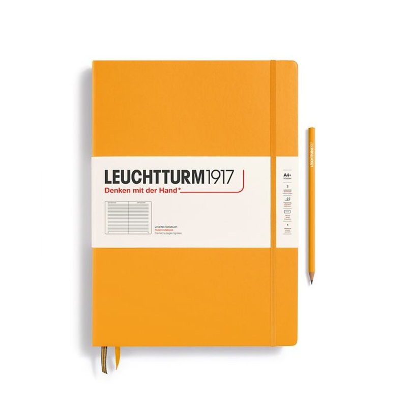 Leuchtturm A4+ Master Classic Hardcover Notebook – Ruled