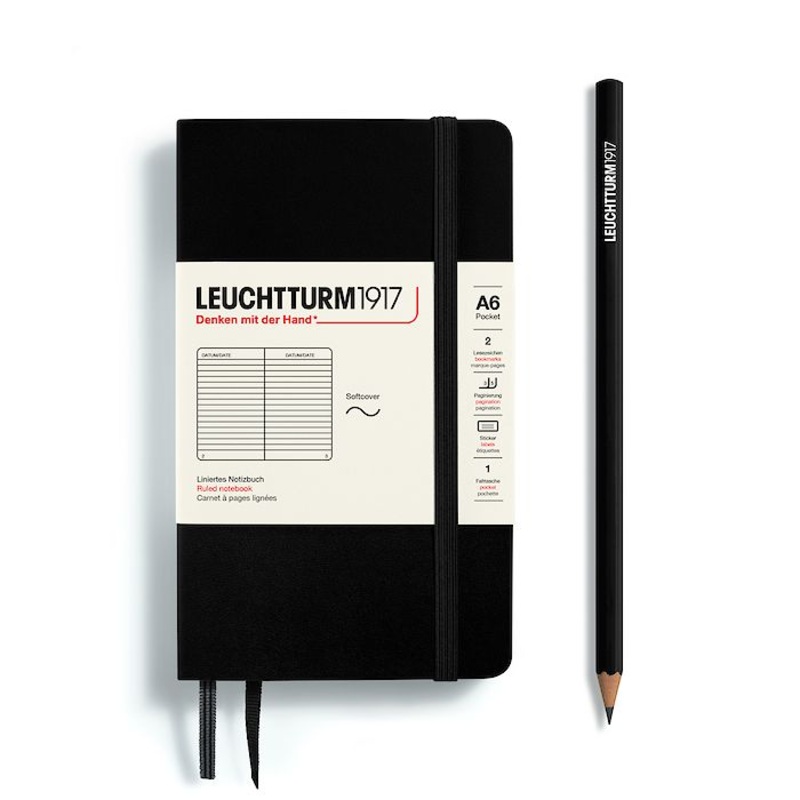 Leuchtturm A6 Softcover Notebook – Ruled