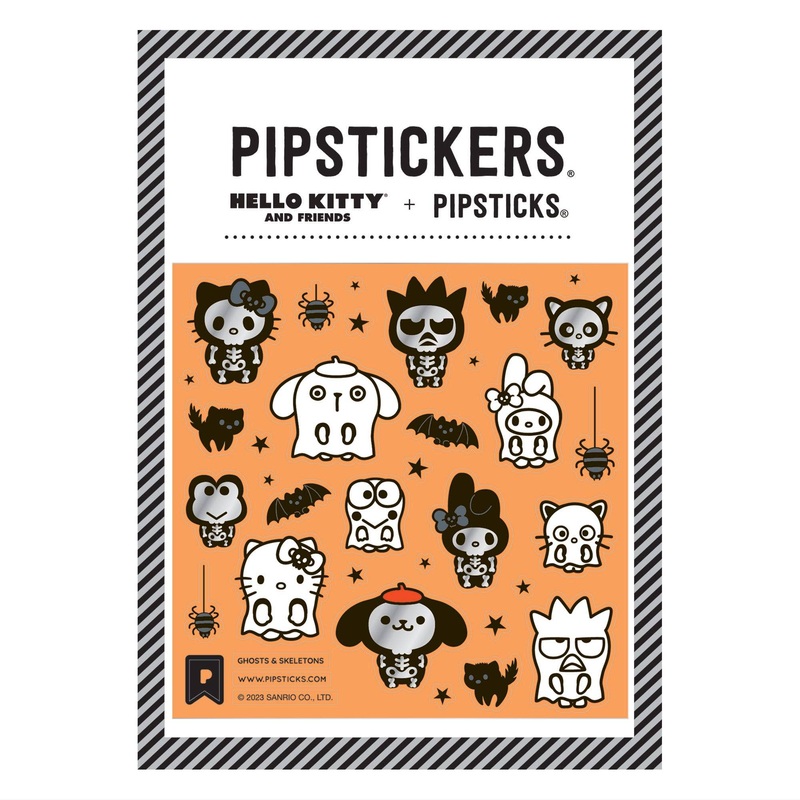 Pipsticks Hello Kitty And Friends Ghosts & Skeletons Stickers