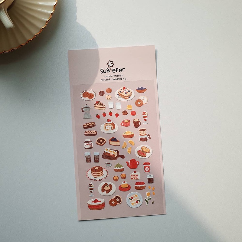 Suatelier Design Stickers – Food Trip #4