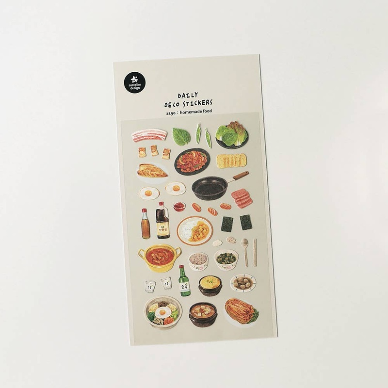 Suatelier Design Stickers – Homemade Food (1190)