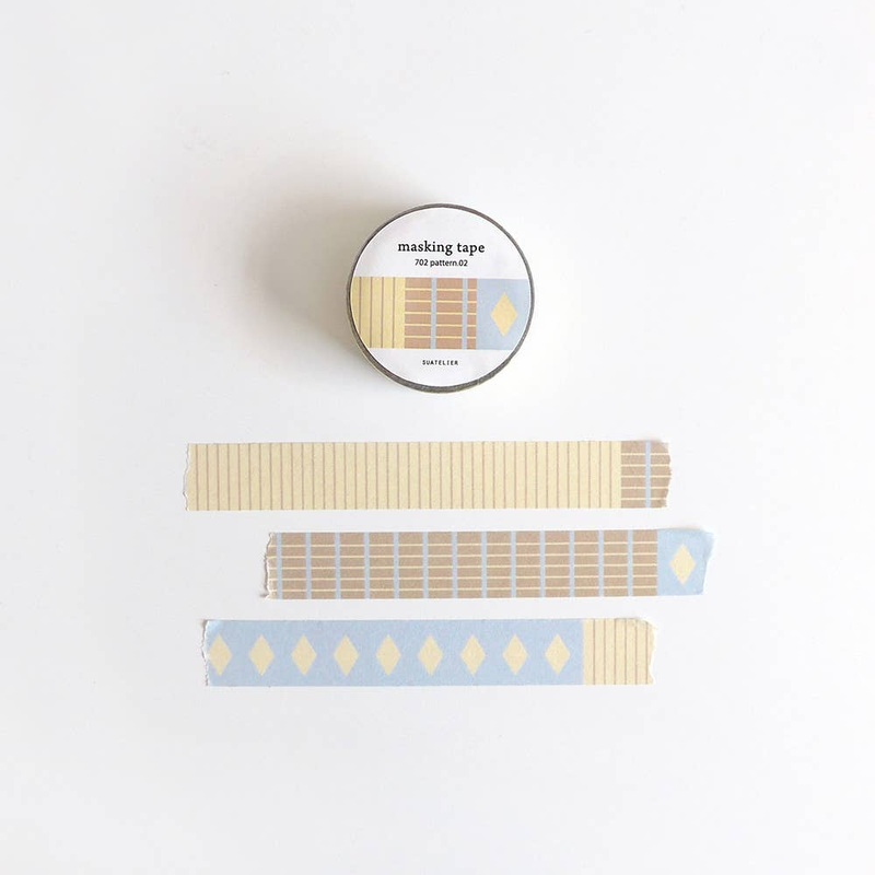 Suatelier Design Washi Tape – Pattern.02