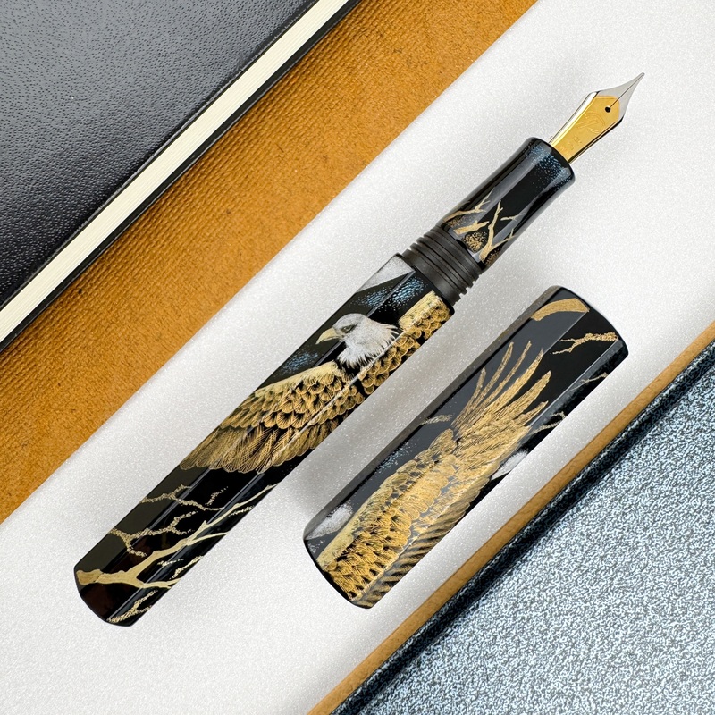 TACCIA Palisades Octagonal Fountain Pen – Chinkin Eagle (Limited Edition)