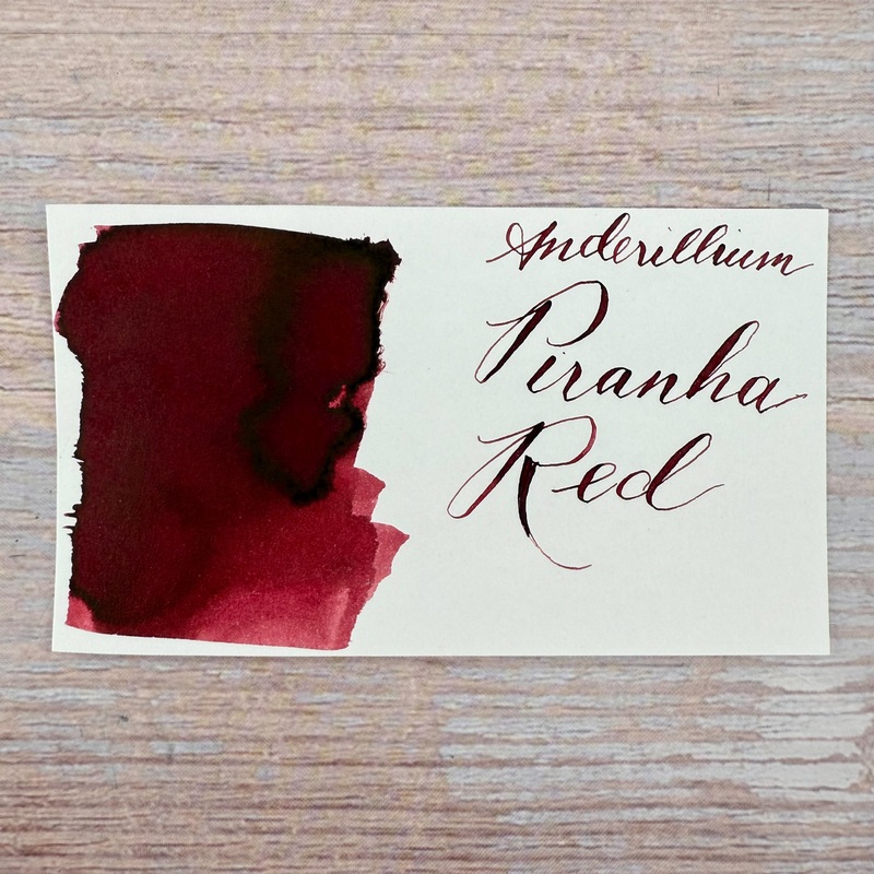 Anderillium Piranha Red – 1.5 Oz Bottled Ink