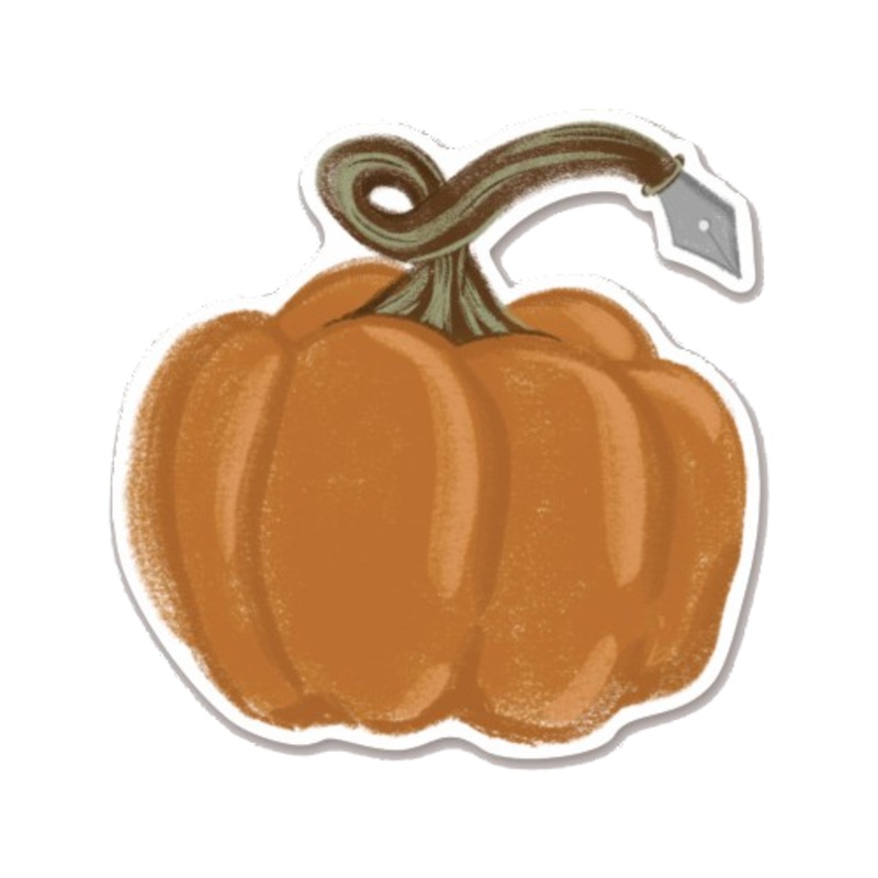 Atlas Stationers Sticker – Pumpkin Nib
