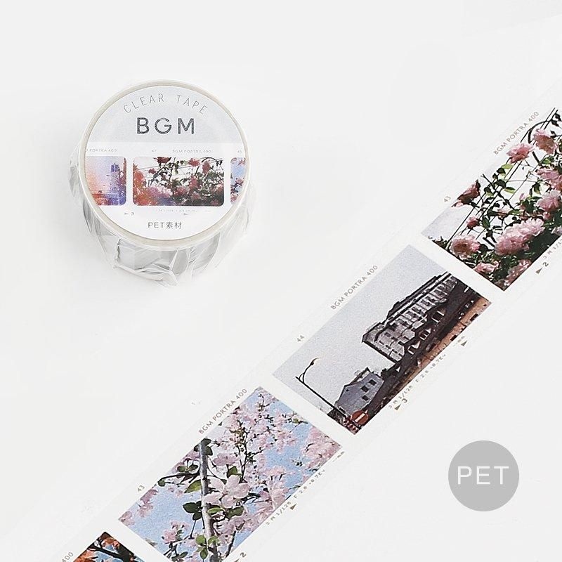 BGM Washi Tape – Clear Tape – White Film
