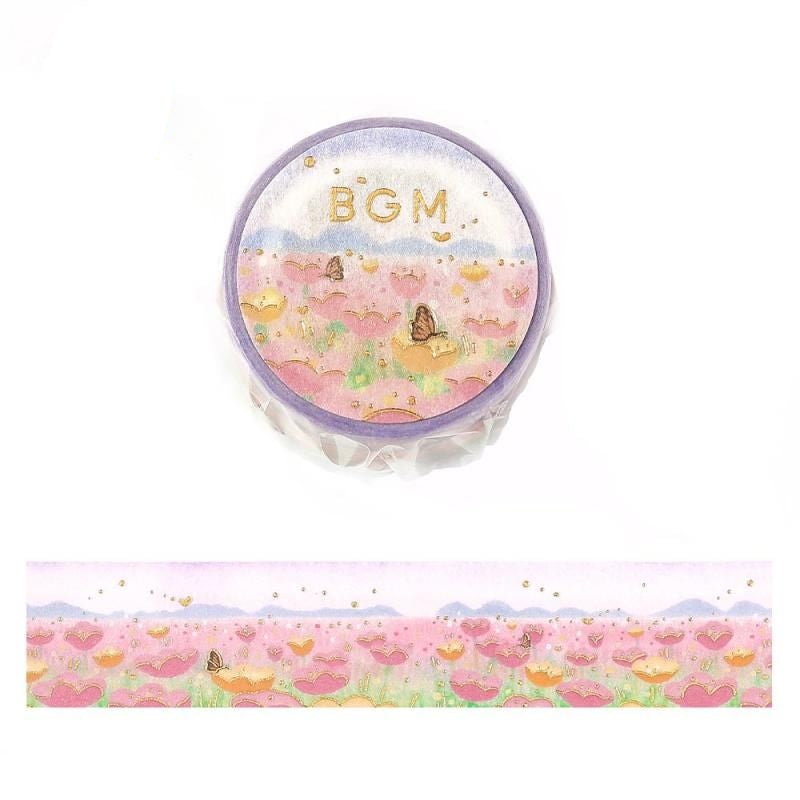 BGM Washi Tape – Dreamy Scenery – Flower Garden