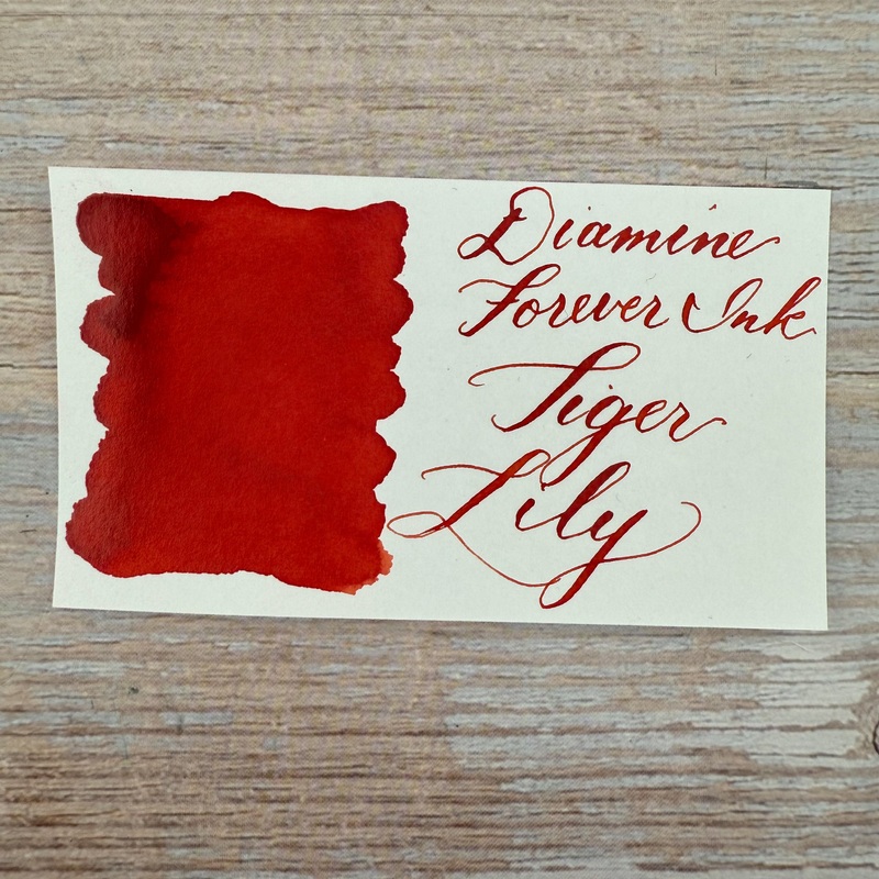 Diamine Forever Ink Tiger Lily – 50ml Bottled Ink