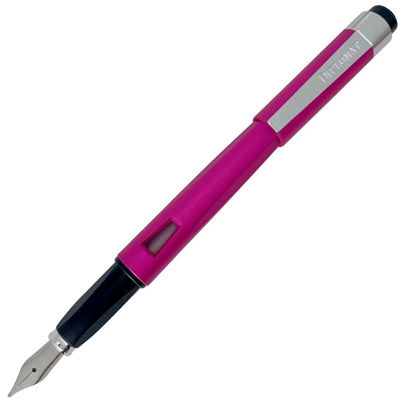 Diplomat Magnum Fountain Pen – Hot Pink