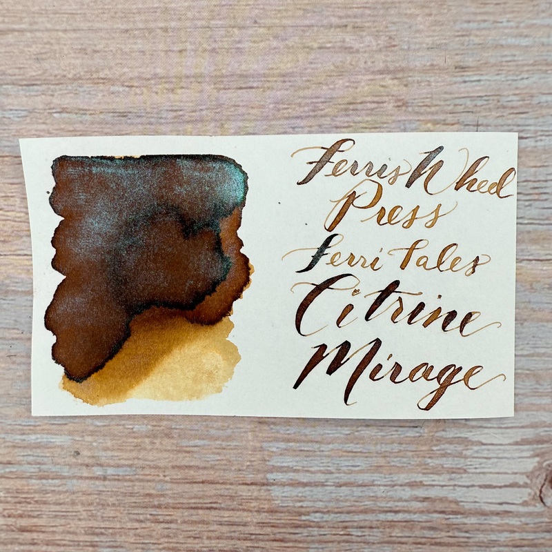 Ferris Wheel Press Bestiary Series – Citrine Mirage – 20ml bottled Ink (Special Edition)