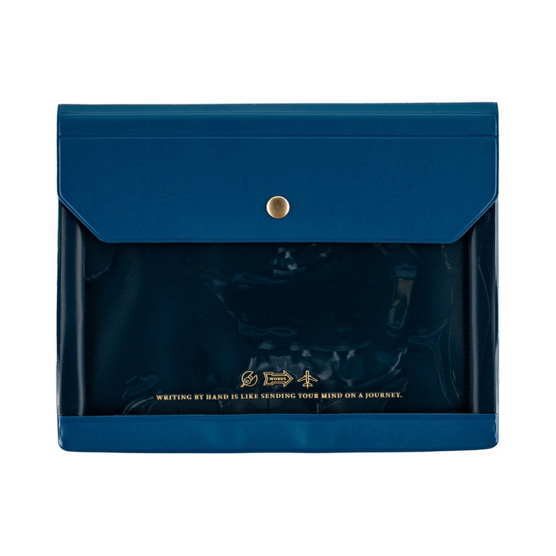 Hobonichi Alettone Document Case for A6 Size – Navy