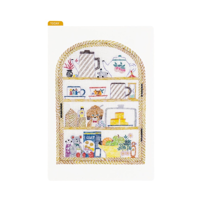 Hobonichi Pencil Board for A6 Size – iyo okumi: Happy Tea Time – Teapot Shelf