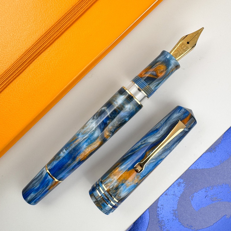 Leonardo Momento Momento Zero Grande 2.0 Fountain Pen – Ocean Sunrise
