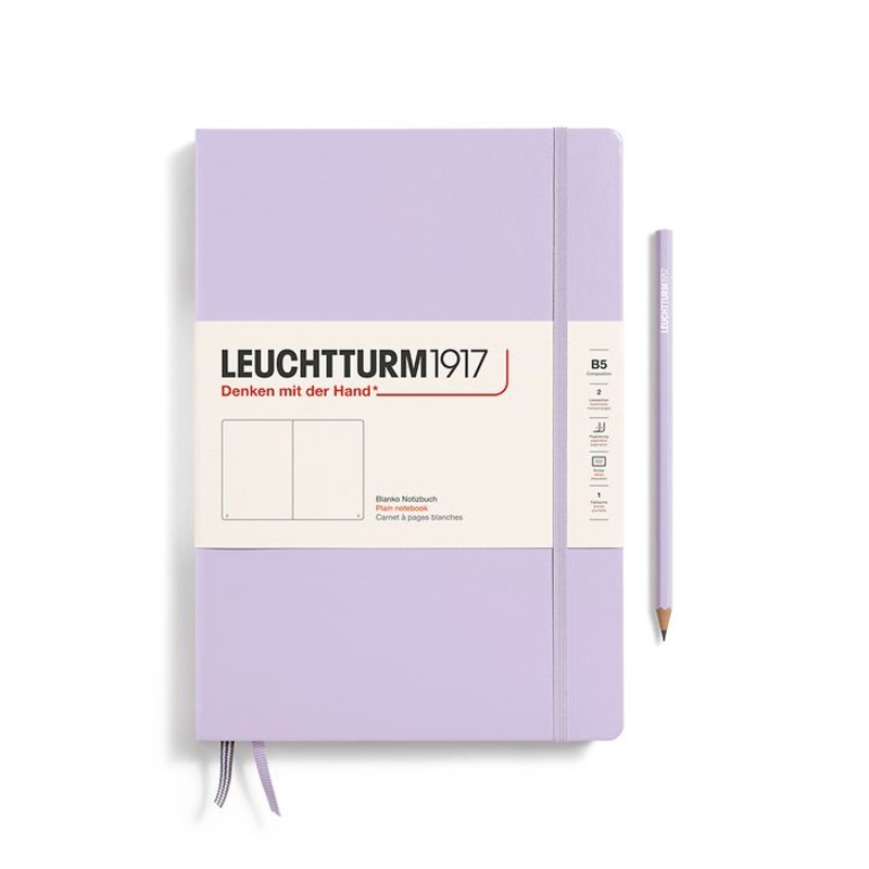 Leuchtturm B5 Composition Hardcover Notebook – Plain