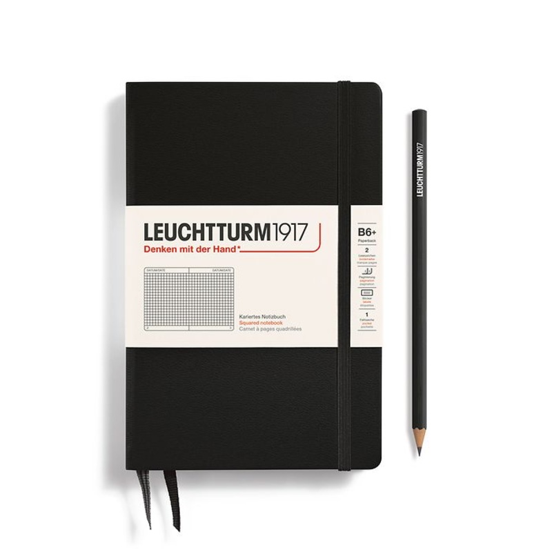 Leuchtturm B6+ Hardcover Notebook – Squared