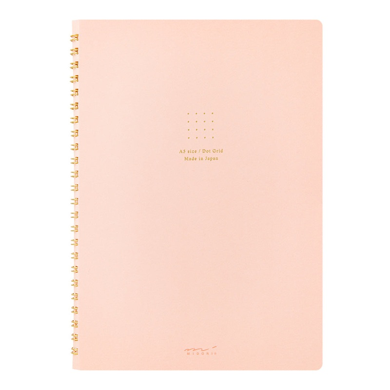Midori Ring Notebook – A5 – Color Dot Grid