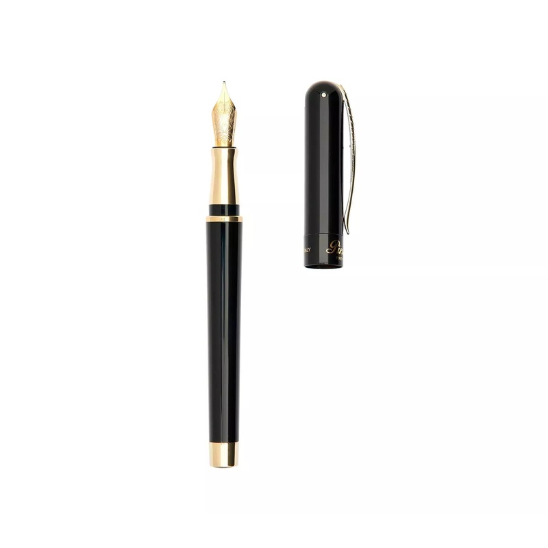 Pineider UR Avatar Anniversary Fountain Pen – Black with Gold Trim (Special Edition)